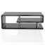Table basse avec rangement et tablette au plancher Gethin-104807932