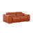 Divanitalia Top Grain Italian Leather Loveseat-1273379382