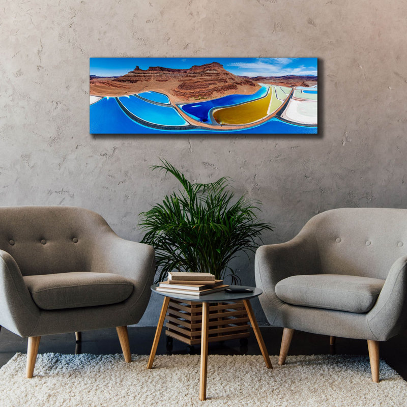Art mural sur toile Epic Graffiti «Utah Moab Potash Ponds» par Epic Portfolio
