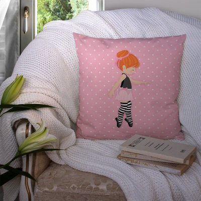 Coussin décoratif intérieur/extérieur ballerine blonde rer1