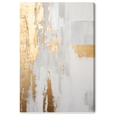 Glory of Gold Canvas Elegant White and Gold Art by Art Remedy