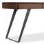Bureau d'écriture industriel moderne en bois d'acacia massif et en métal l 72 po avec 2 tiroirs profonds et plateau à clavier rabattable Lowry-1962785640-1963302711