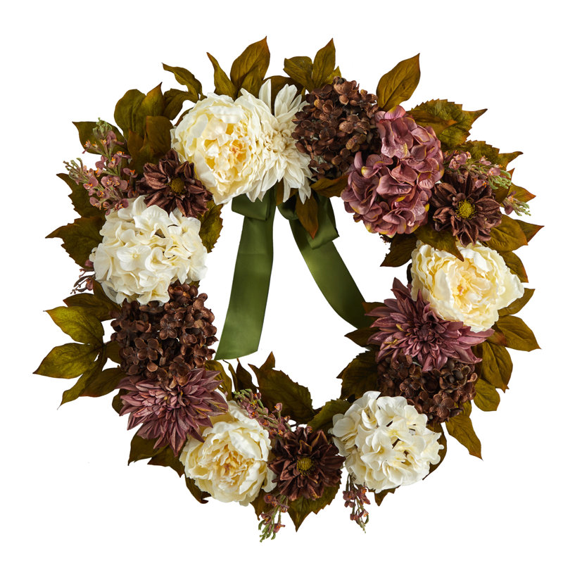 Couronne de 24 po, Blanc