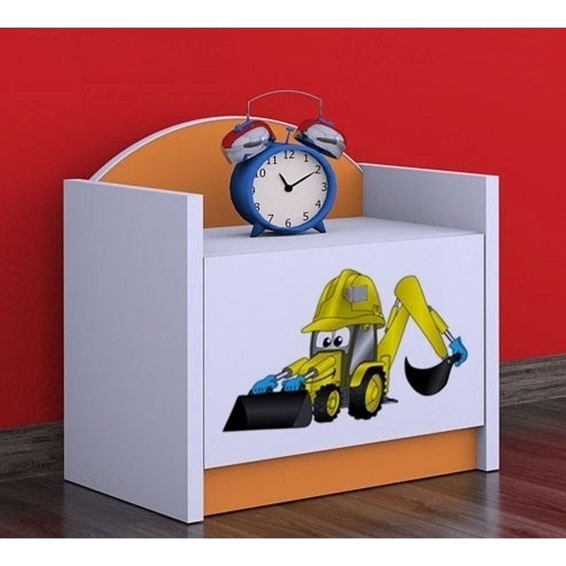 Sam Nightstand, Orange