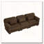 Canapé modulaire surdimensionné 3 places Cloud Couch, brun-134042761-134042771