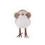 Figurines d'oiseaux d'hiver avec chapeaux tricotés