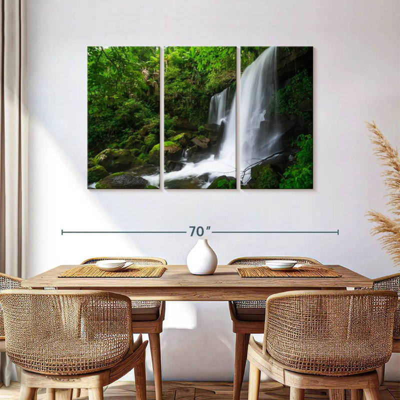 Alvord Lush Green Waterfall, 36" H x 57" W