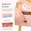  Kids Vanity Table And Chair Set, Ideal Pretend Makeup Gift 11 Accessories Included