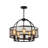 Avers 19.69" W 5-Light Metal Drum Chandelier with Sloped Ceiling Compatibility