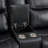 Luxury 74'' Wide Genuine Leather Reclining Loveseat With Cup Holders & Storage Console-849020279