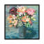 «Teal Bouquet», reproduction sur toile-28450571-72445190-72445191
