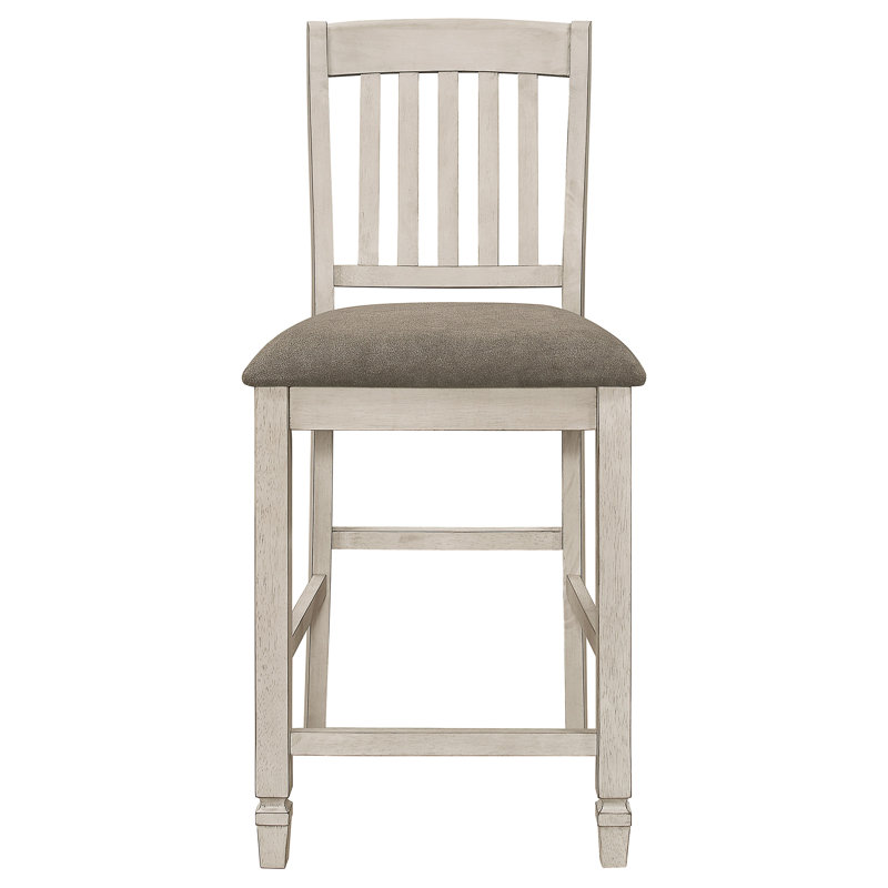Heritage Design - Denardo 5-Piece Drop Leaf Counter Dining Set Rustic Cream