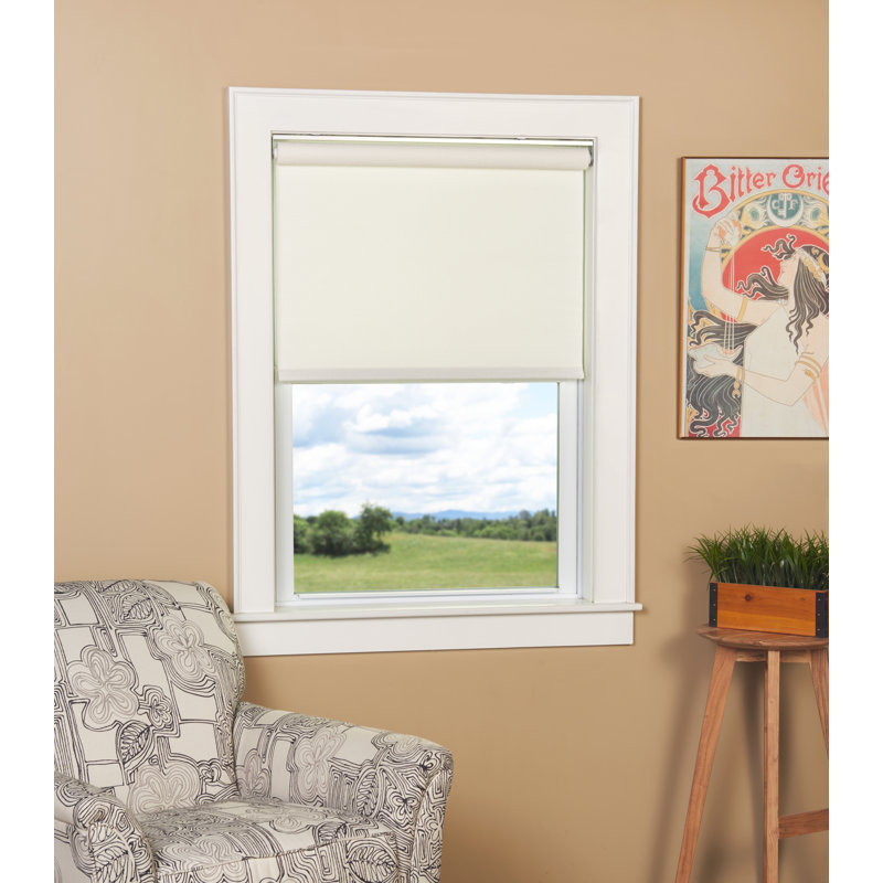 Rideau semi-transparent Almanzar, L 31 po x L 72 po, Blanc