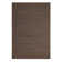 Tapis brun foncé en coton Viviana