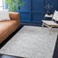 Tapis gris clair / ivoire fait à la main Elle-1326319123