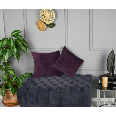 Matte Velvet Cushion Cover - 1 Pc
