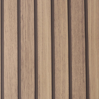 Fresco Natural Wooden Slats Panelled Wallpaper
