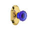 Cottage Plate with Crystal Cobalt Door Knob-1394572867-1394572879