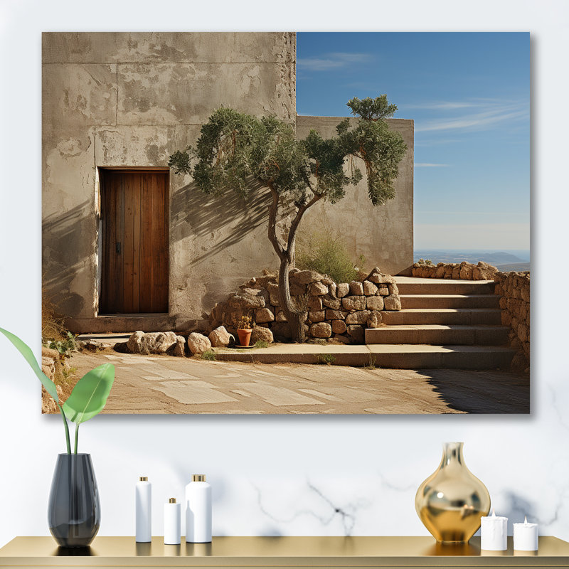 Monuments, minimalisme, photographie de paysage sur toile, H 24 po x l 32 po x P 1 po, Toile tendue