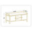 Banc de rangement en bois Perez