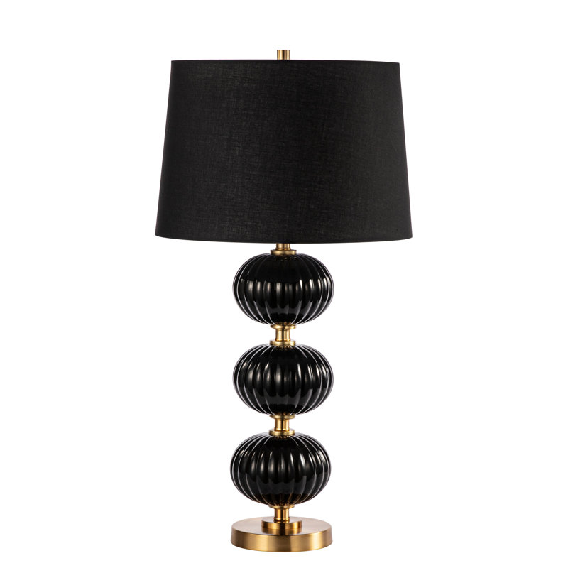 Lampe de table 29 po Greghor, Noir