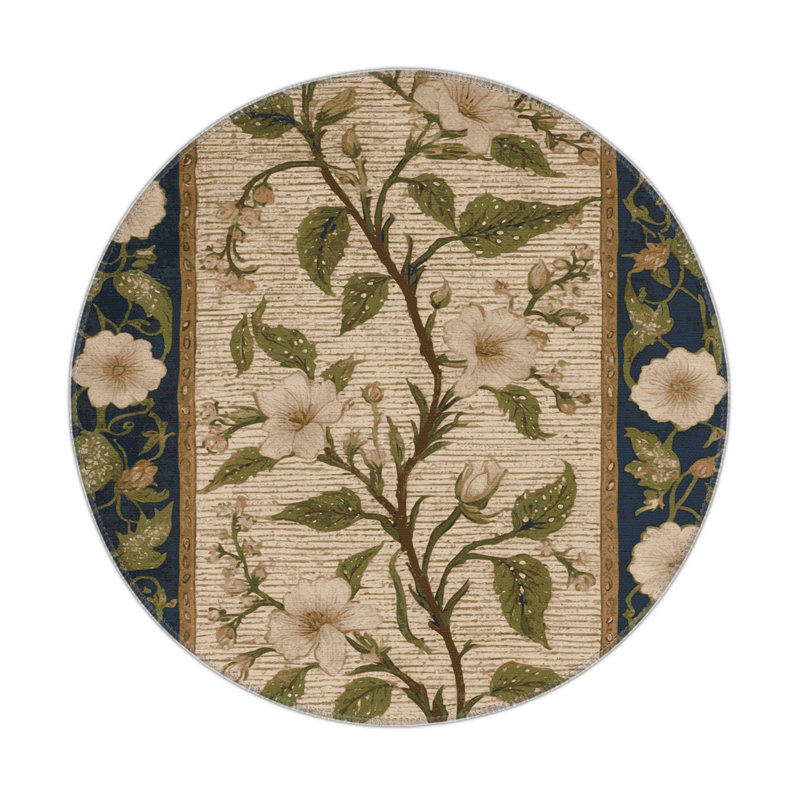 French Brown Indoor and Outdoor Area Rug, Rectangle 9' x 12'