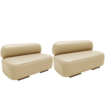 Faux Leather Upholstered Bench