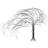Metal Indoor Outdoor Tree Home Wall Decor with Long Branch