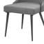 Chaise d'appoint en tissu gris Karneisha