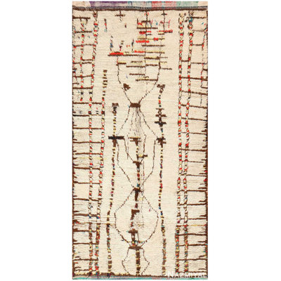 Tapis marocain de style Mid-Century