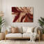 «Lyrical Abstraction 10», art mural en métal brun-383770635