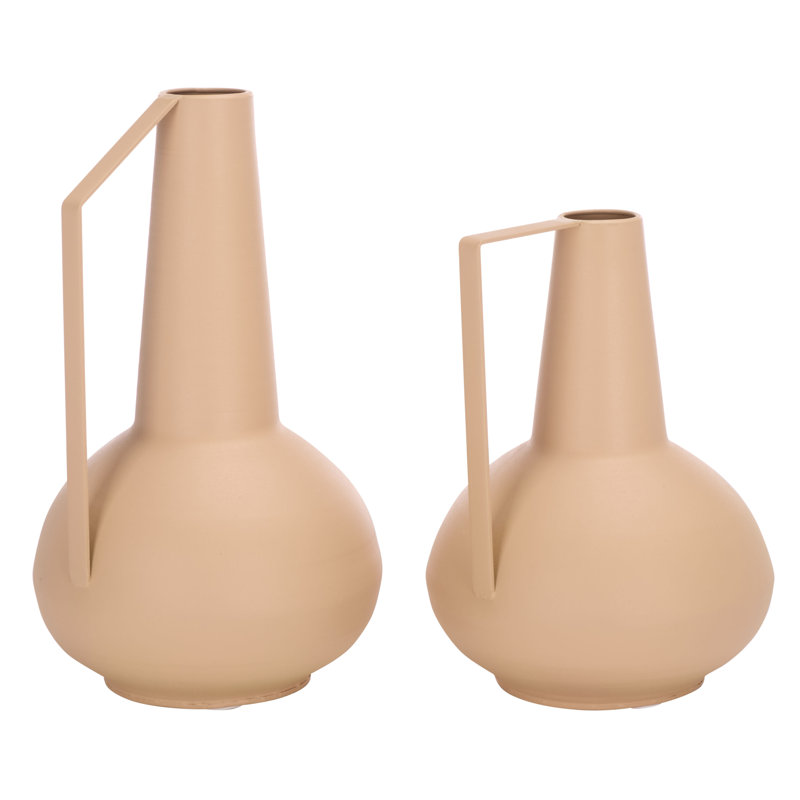 Ensemble de 2 vases en fer Rafe