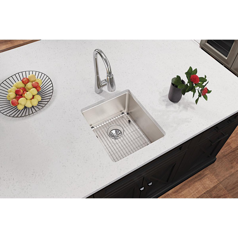Évier de cuisine encastrable L 19 po x l 16 po Lustertone Iconix