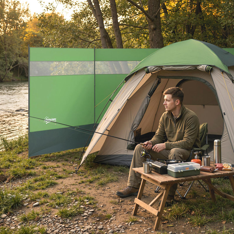 Tent, Green/Clear
