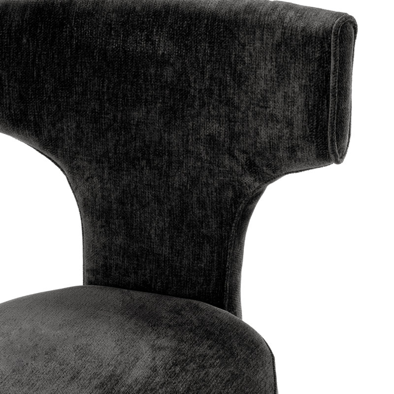 Khai Upholstered Dining Chair, Charcoal