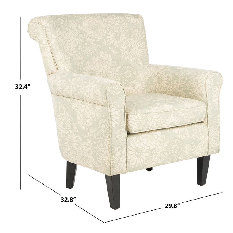 Fauteuil de 30 po de largeur, 100% polyester blanc