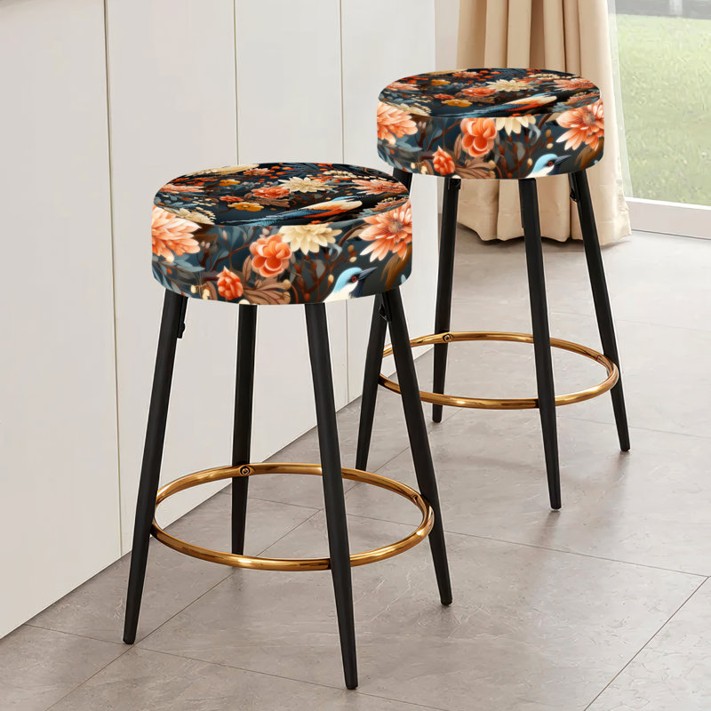 Ensemble de 2 tabourets de bar Woodland