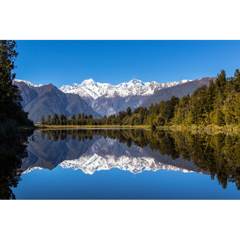 Lake Matheson by NCHANT - Wrapped Canvas Print, 61cm H x 91cm W x 3.8cm D