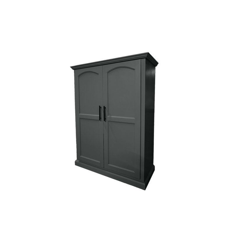 Garde-manger moderne avec portes arquées, Gris
