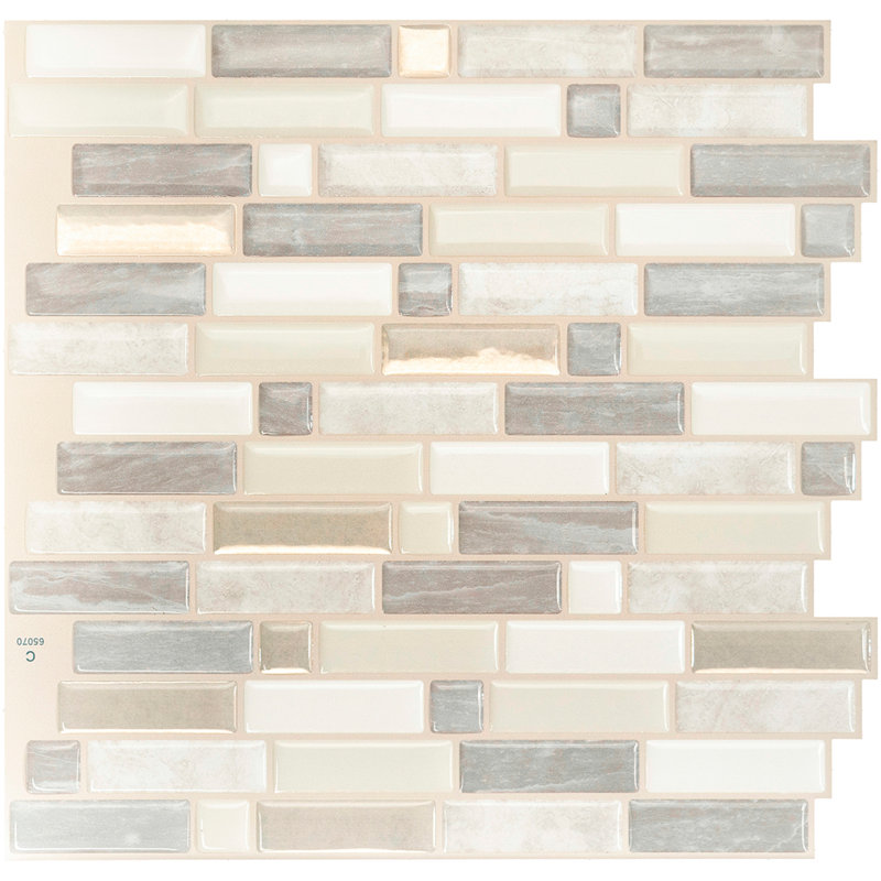 Carrelage mosaïque auto-adhésif en gel