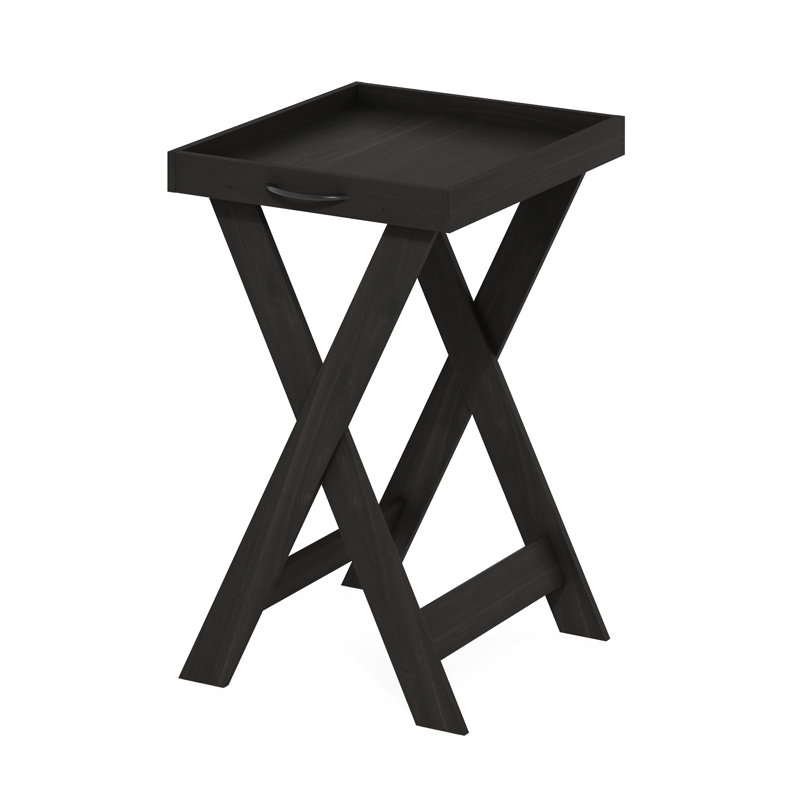 Table de bout avec plateau Verim, Espresso foncé