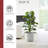 Ecopots Oslo Indoor/Outdoor Modern Recycled Plastic Flower Pot Planter-80209421-80209450