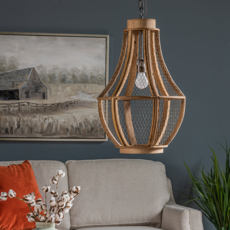 Luminaire suspendu géométrique lanterne 1 lumière Embrace