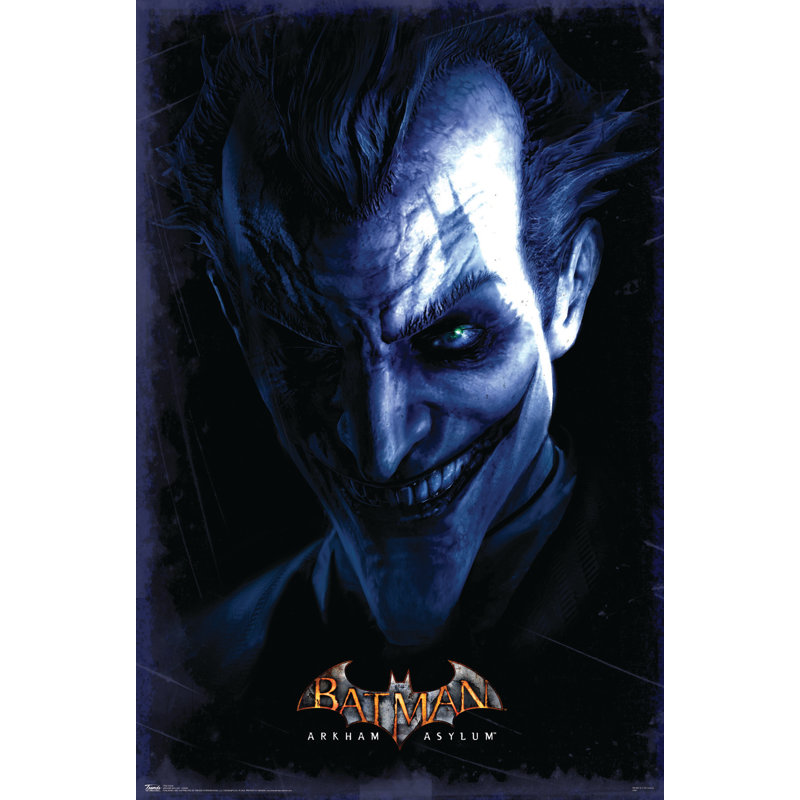 Arkham d’asile-impression sur papier joker