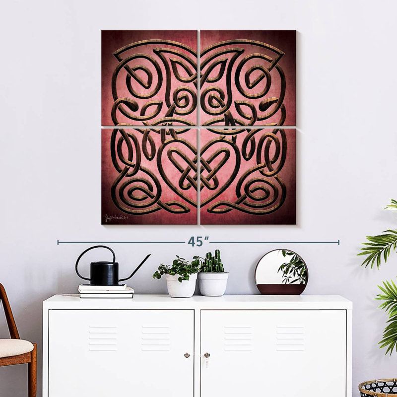 Kerner Celtic Love Knot, 32" H x 32" W