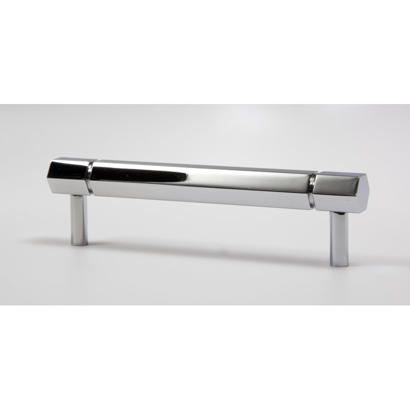 Facet Bar / Handle Pull, Polished Chrome