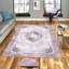 Tapis de couloir élégant (3,3 x 6,6 pi), 100% polyester, hauteur de poils de 0,3 po | Pois antibactérien et antidérapant en feutre de PVC | Lavable à la machine, impression numérique 3D, durable et facile à nettoyer | Parfait pour les vestibules et les espaces de vie-1514148467
