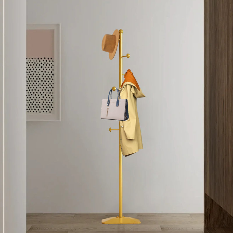 Coat Rack Freestanding, Gold