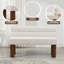 Boucle Upholstered Bench-30016769