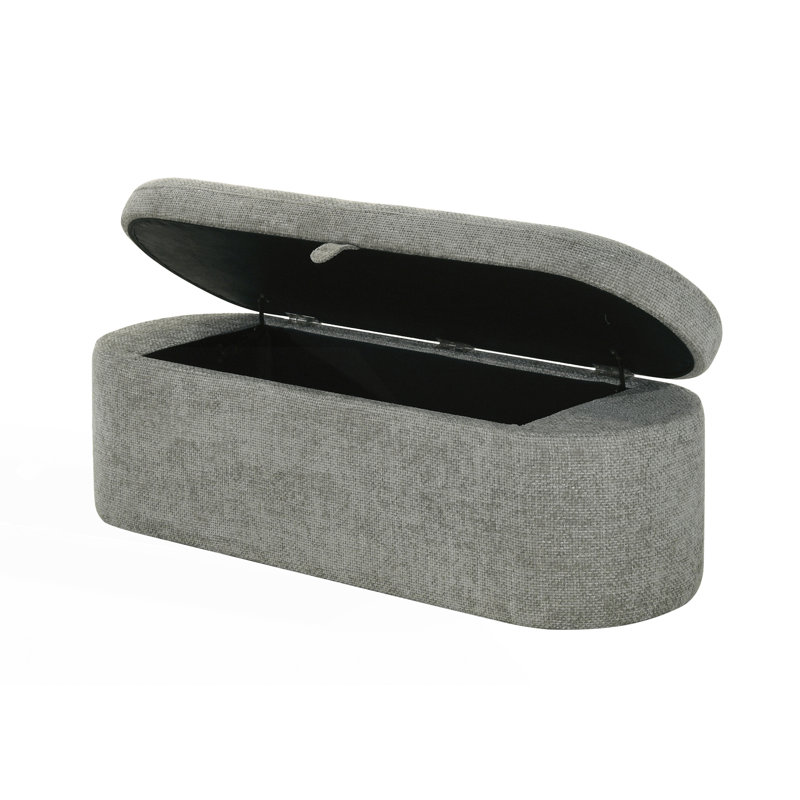 Banc de rangement fonctionnel 1Pc avec compartiment caché, Gris clair